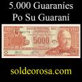 Billetes 2003 2- 5.000 Guaran�es